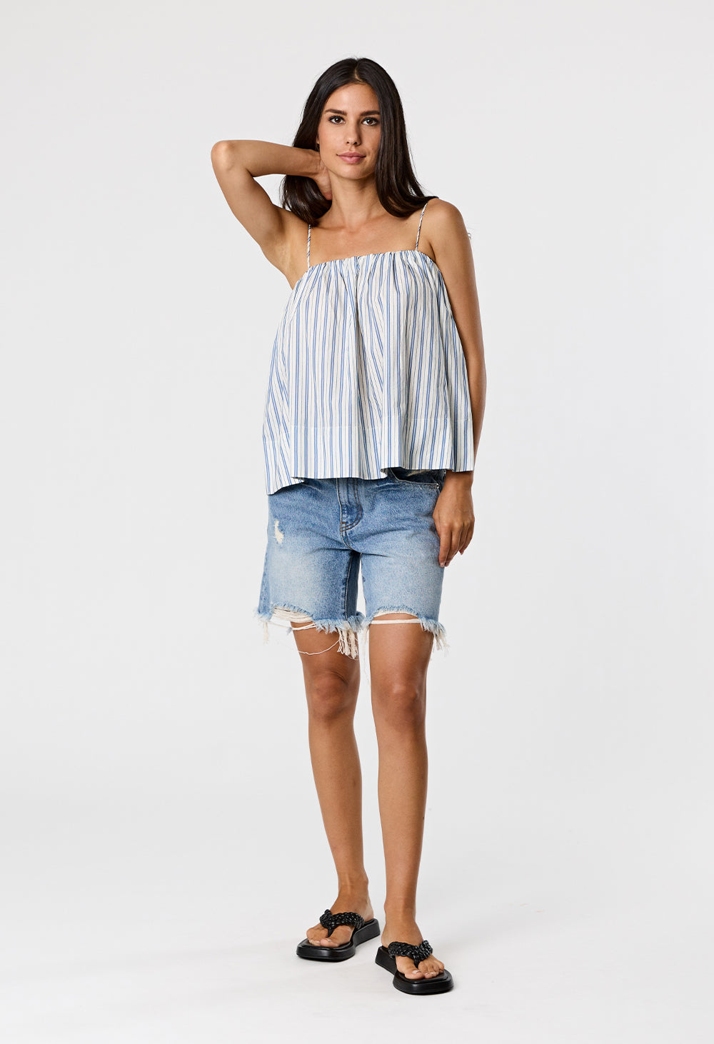 ALVA TOP  - SEA SIDE STRIPE