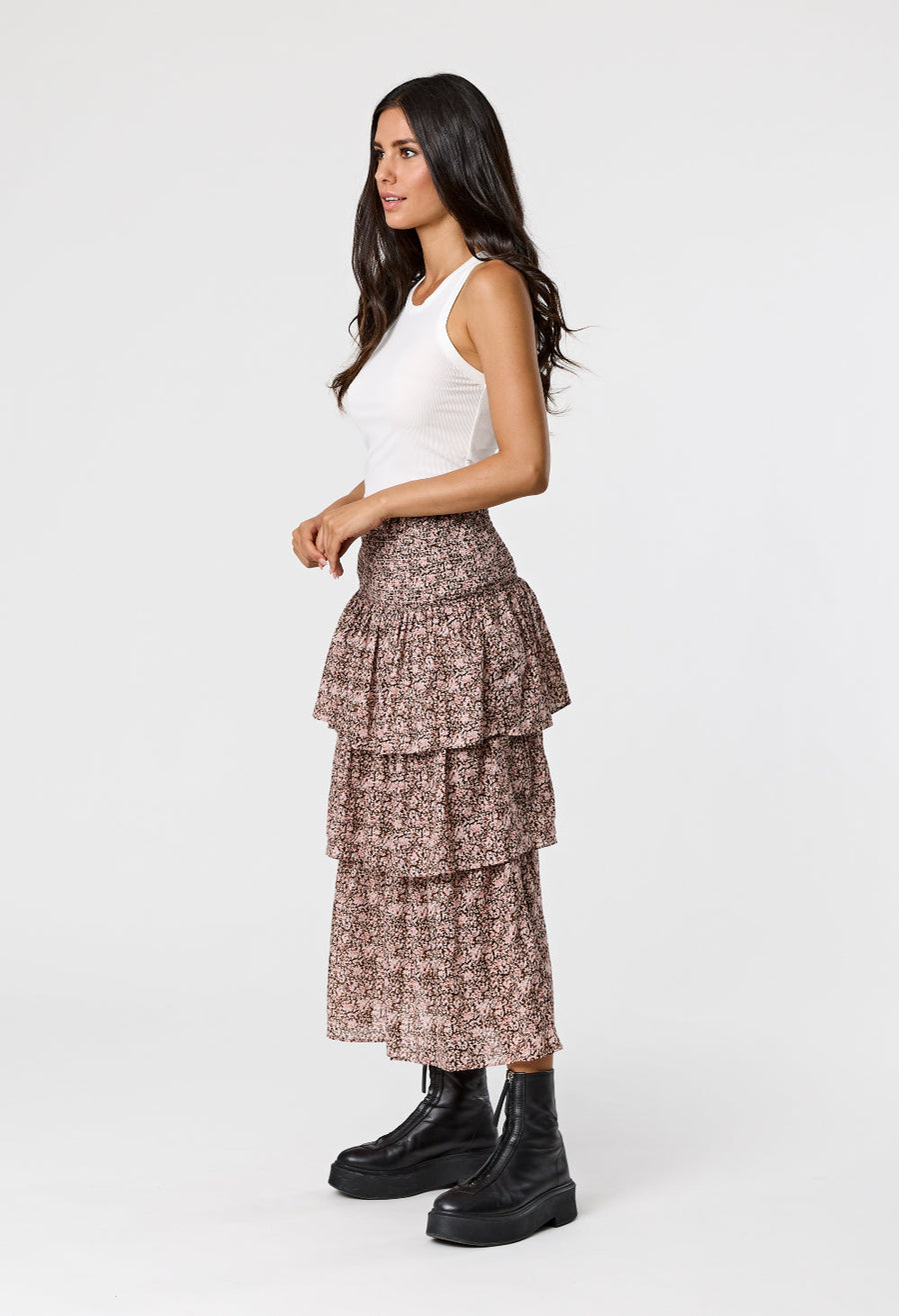 HANNAH SKIRT - NEAPOLITAN PRINT