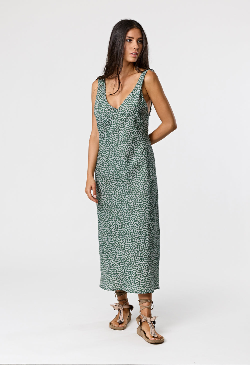 MAYA DRESS - CLOVELLY PRINT