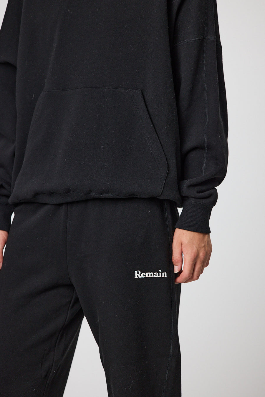 SOCIETY TRACK PANTS - BLACK