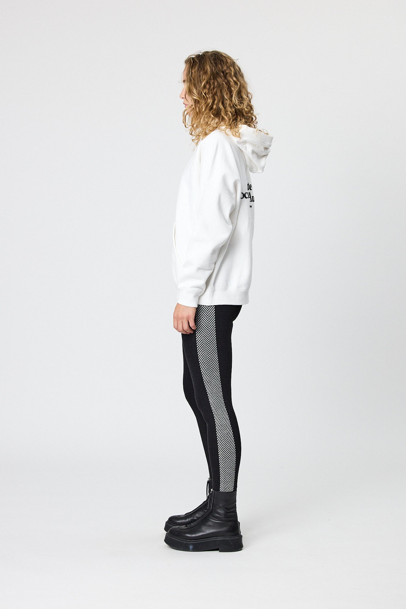 ASPEN LEGGING - BLACK/BONE