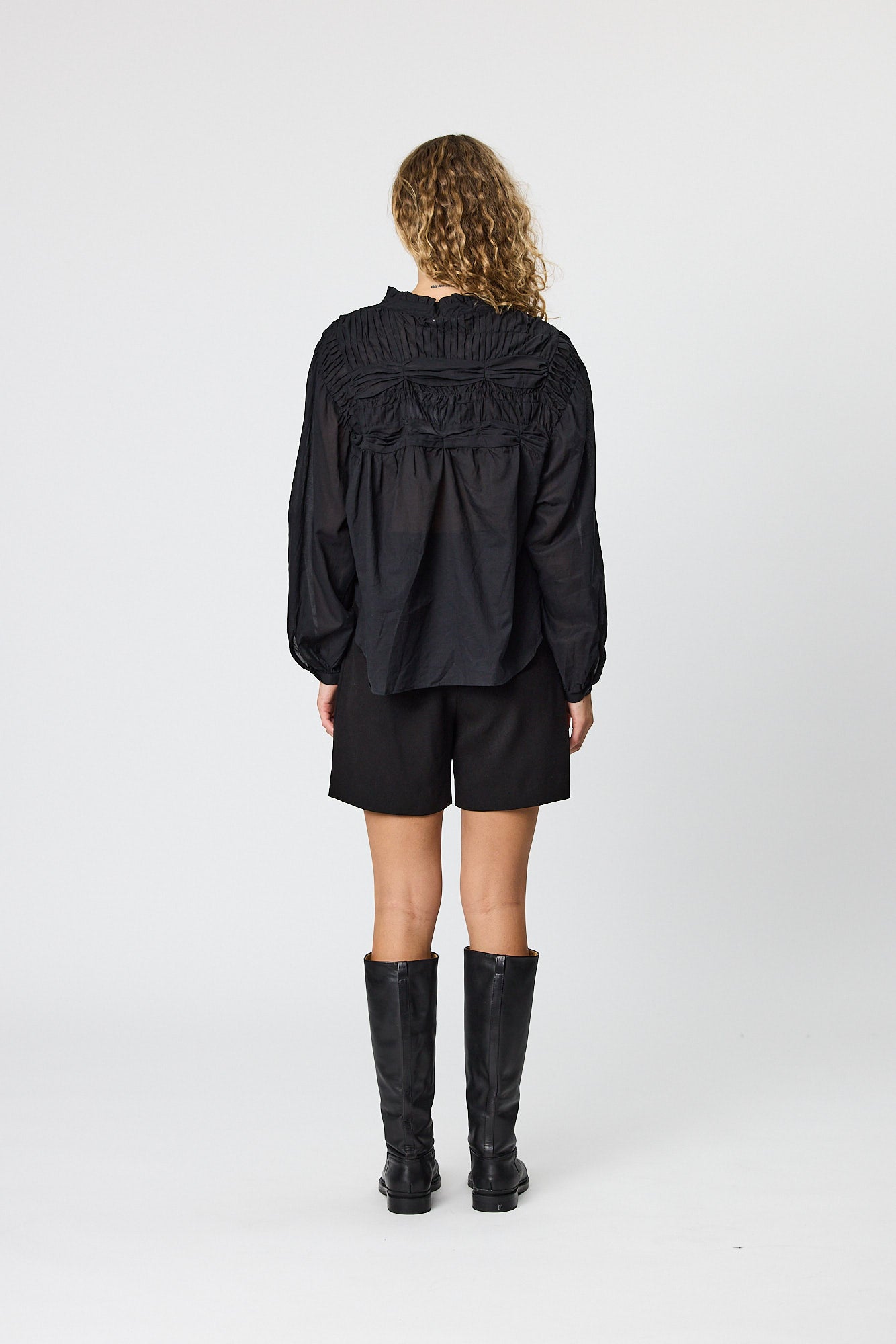 SYLVIE SHIRT - BLACK